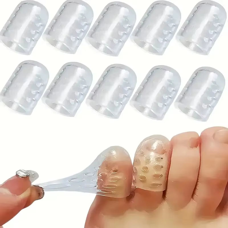 Protectores de Dedos de Gel 10 Pcs – Anti-Rozaduras y Ampollas