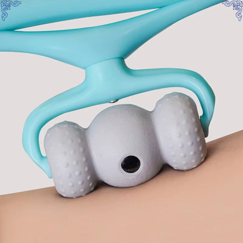 6 Trigger Point Roller Multifunction Neck Massager Therapy Shoulder/Body Self-Massage Tool Relieve Hand Pressure Deep Massager